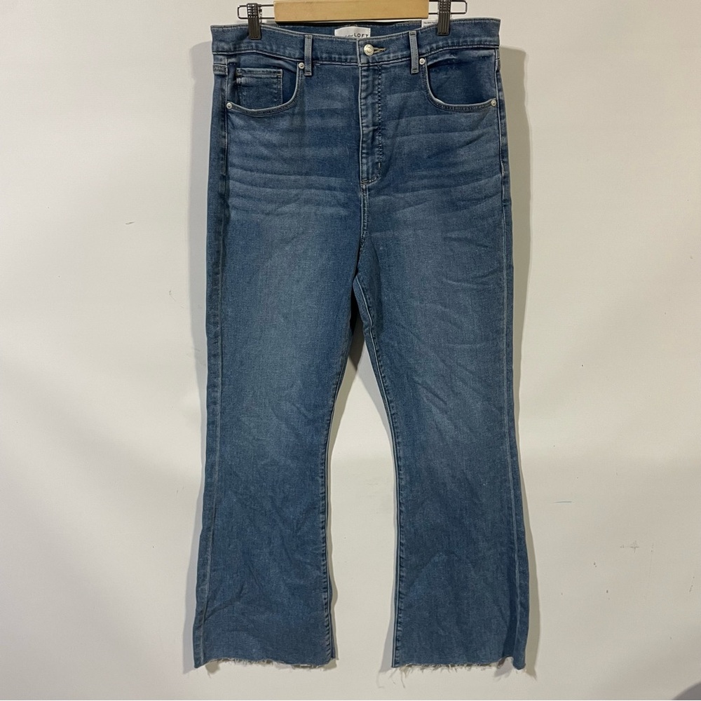 NWT slim flare loft high rise jeans